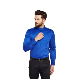 Hancock Blue Slim Fit Shirt image 1