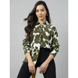 Hancock Cream Viscose Floral Casual Shirt-picture-29