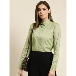 Hancock Green Cotton Printed Shirt-picture-10