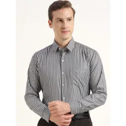 Hancock Grey & White Stripes Shirt-picture-35
