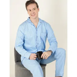 Hancock Men Printed Night suit-picture-28