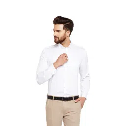 Hancock White Slim Fit Shirt-picture-23