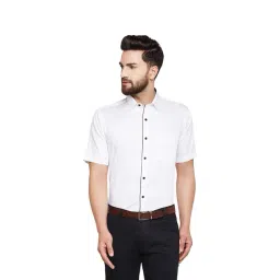 Hancock White Slim Fit Shirt-picture-10