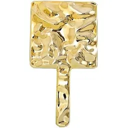 Hand Mirror with Handle Cosmetic Mirror Portable Cosmetic Mirror Makeup Mirror Multipurpose Mirror Square for Handheld, Home and Travel Use for Women (Gold)-picture-33