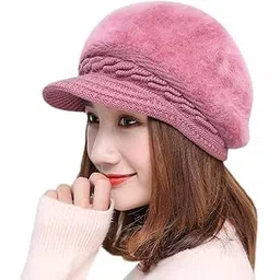 Handcuffs Women and Girl's Winter Visor Hat Beret for Women Knit Beanie Cabbie Stylish Winter Visor Cap Warm Skullcap Ladies Beanie Girls Skullies-picture-29