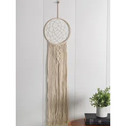 HANDICRAFT PALACE Beige Bohemian Sun Macrame Tapestry Tassel Wall Hanging-picture-28