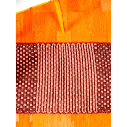 HANDICRAFT PALACE Brown & Beige Cotton Rectangular Non-Slip Doormat-picture-16