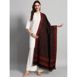 HANDICRAFT PALACE Floral Woven Design Shawl-picture-20