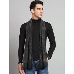 HANDICRAFT PALACE Men Checked Merino Wool Mufflers-picture-51