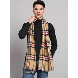 HANDICRAFT PALACE Men Checked Woollen Reversible Muffler-picture-37