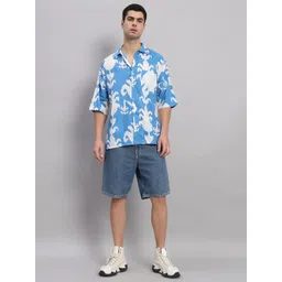 HANDICRAFT PALACE Men Comfort Ethnic Motifs Printed Cotton Oversized Casual Shirt-picture-12