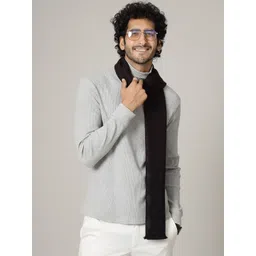 HANDICRAFT PALACE Men Purple Abstract Printed Mufflers-picture-14