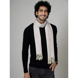 HANDICRAFT PALACE Men Purple Printed Wool Muffler-picture-16