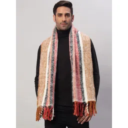 HANDICRAFT PALACE Men Striped Acrylic Mufflers-picture-31