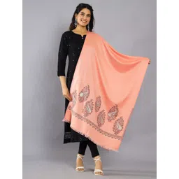 HANDICRAFT PALACE Paisley Woven Design Wool Shawl-picture-31