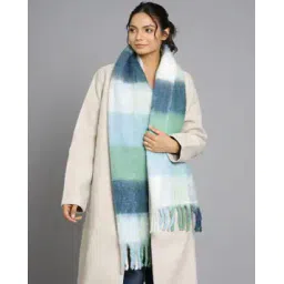 handicraft-palace Women Colou-Block Scarf with Tassels-picture-48