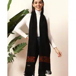 handicraft-palace Women Woven Scarf with Tassels-picture-37