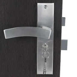 Handle Waala LB10002-CYS-BSK 8 inch 60mm Stainless Steel Silver Cylindrical Plate Both Side Key Mortise Door Lock Set-picture-47