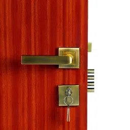 Handle Waala Rose MG201 Stainless Steel Antique Brass Finish One Side Key Mortise Door Lock Set-picture-14