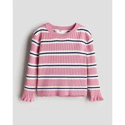h&m Girls Slip On Stripes Pullover image 3