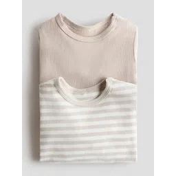 H&M 2-Pack Adjustable-Fit Long-Sleeved Bodysuits image 2