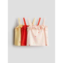 H&M 3-Pack Flounce-Trimmed Strappy Tops-picture-41