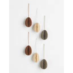 H&M Beige & Brown 6-Pack Easter Decorations-picture-30