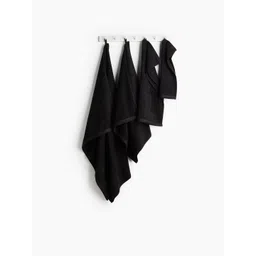 H&M Black Terry Bath Towels-picture-21