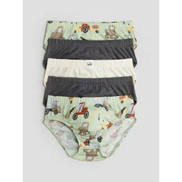 H&M Boys 5 Pack Cotton Briefs-picture-10