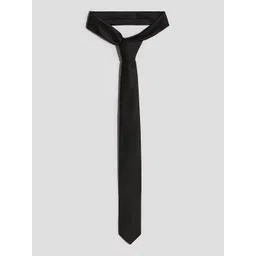 H&M Boys Black Solid Tie 1214608008-Black-picture-33
