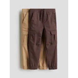 H&M Boys Brown Regular Trousers-picture-10
