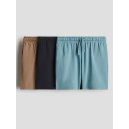 H&M Boys Pack Of 3 Cotton Shorts-picture-26