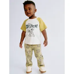 H&M Boys Pure Cotton Printed Twill Trousers-picture-53