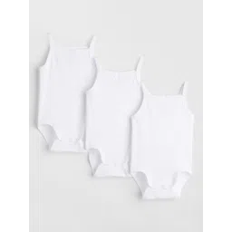 H&M Boys White 3-Pack Cotton Bodysuits-picture-45