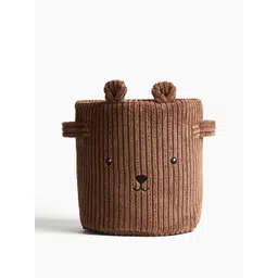 H&M Brown Boys Small Jumbo Cord Storage Basket image 1