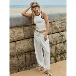 H&M Crinkled Balloon-Leg Trousers-picture-48