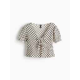 H&M Crinkled Tie-Front Top-picture-47