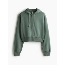H&M Cropped Zip Through Hoodie-picture-37