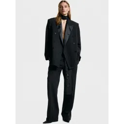 H&M Double-Breasted Tuxedo Blazer-picture-41