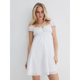 H&M Drawstring-Detail Flared-Skirt Dress-picture-18