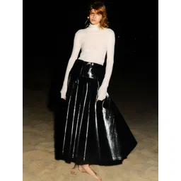 H&M Flared Coated Skirt-picture-31