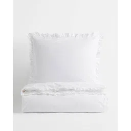 h&m Frill-Trimmed Single Duvet Cover Set-picture-39