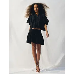 H&M Gathered Mini Skirt-picture-41