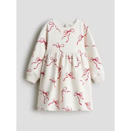H&M Girls Printed Sweatshirt Dress-picture-36