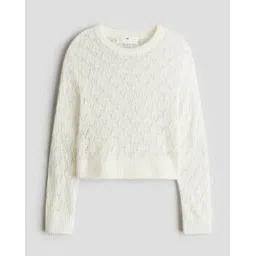 h&m Girls Slip On Self-design Pullover-picture-16