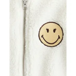 H&M Girls Teddy Zip-Through Hoodie image 3