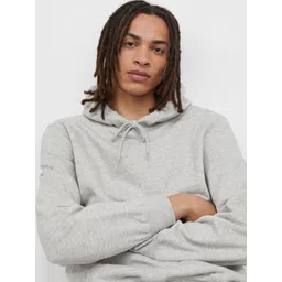 H&M Men Grey Relaxed Fit Hoodie-picture-47