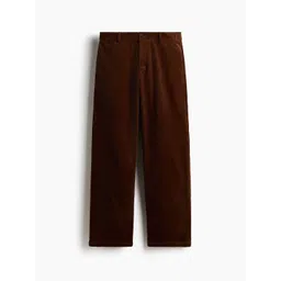 H&M Men Pure Cotton Relaxed Fit Corduroy Trousers-picture-13