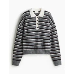 H&M Oversized Polo Jumper image 1