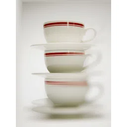 H&M Pack of 2 Cappuccino Cup and Saucer-image-4